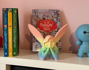 Whimsical Fairy Book Display: 3D Printed PLA Book Holder
