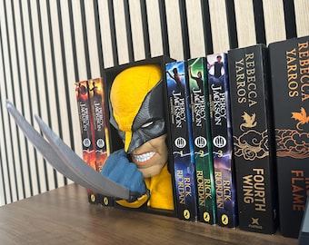 Wolverine Book Nook: Hand-painted X-men Bookshelf Insert Marvel - Etsy