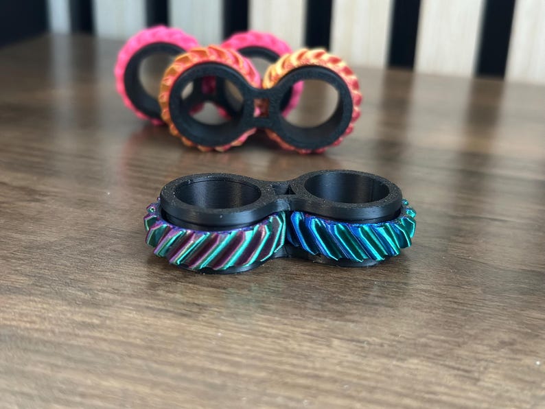 Fidget Gear Sensory Rings – ADHD & Stress-relief Toy - Etsy