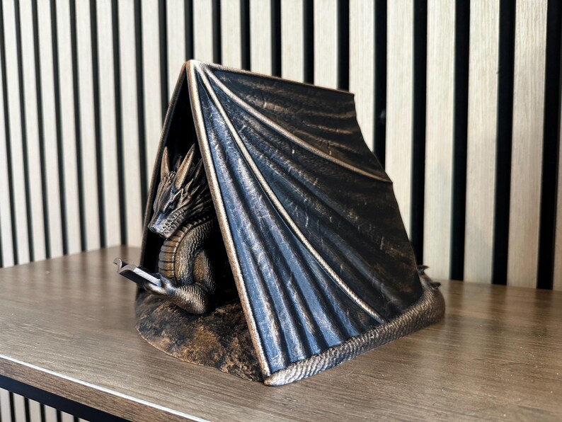Book Wyrm Page Holder - Velaris ACOTAR Inspired | 3D Printed PLA, Hand-Painted, book lovers, fantasy dragon, book holder