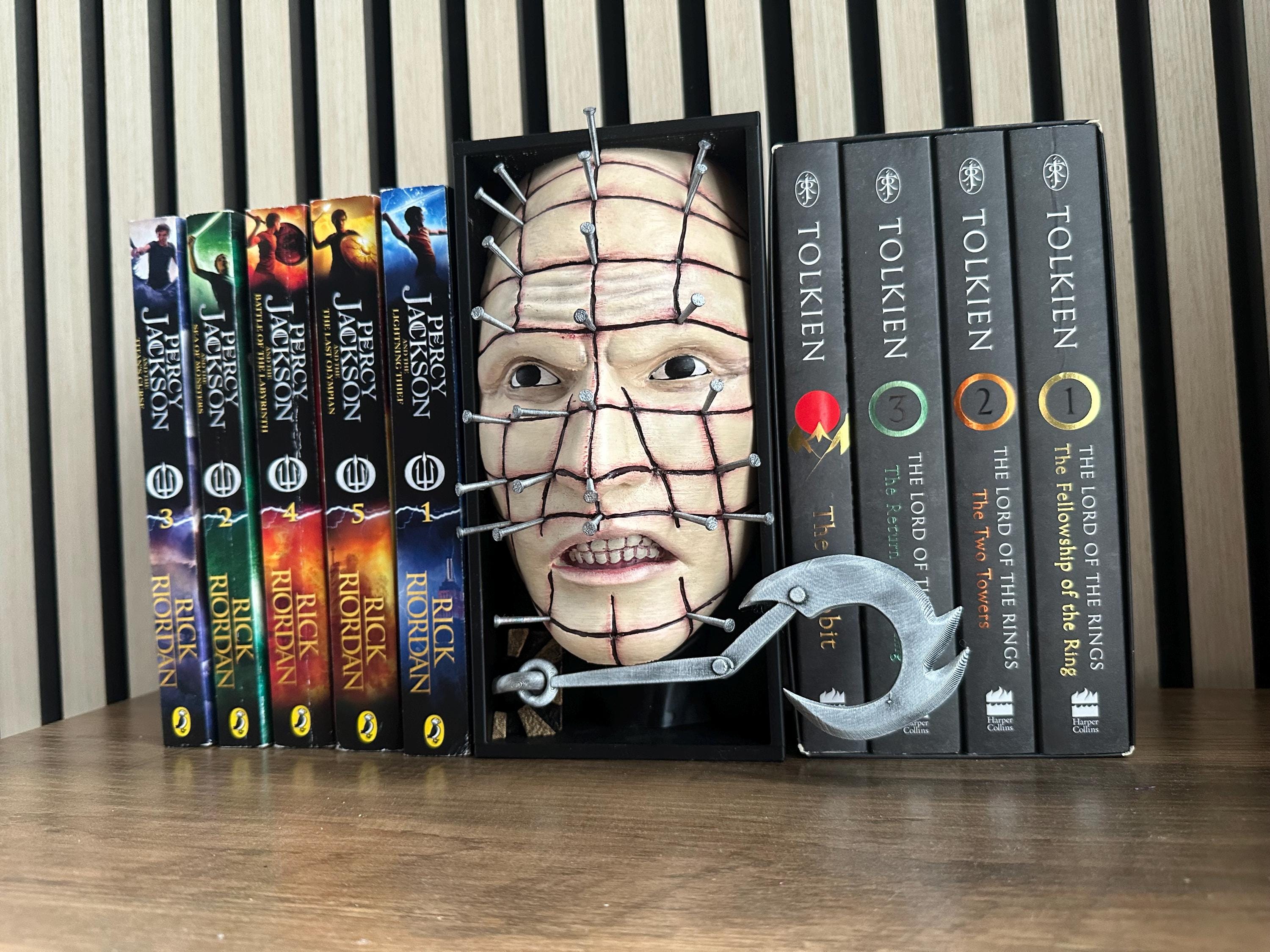 Hellraiser Book Nook: Horror Pinhead Bookshelf Insert - Etsy