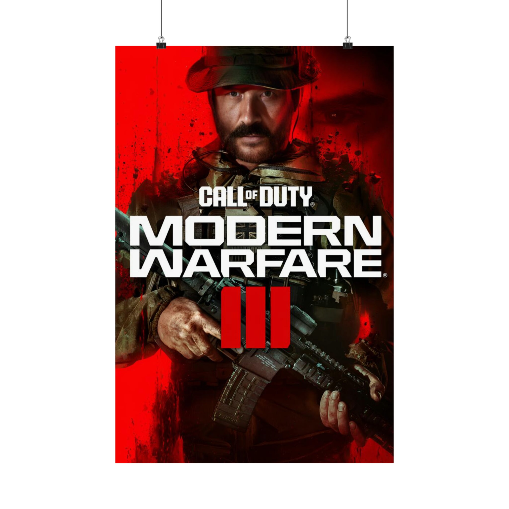 Modern Warfare II 2 Call of Duty Poster Video Game Store Signage