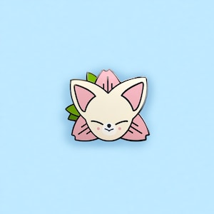 Stray Kids Jeongin IN SKZOO Foxiny Cherry Blossom Pin