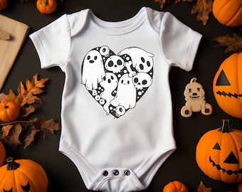 Halloween Ghosts Onesie®, First Halloween Baby Onesie®, Trick or Treat Baby Onesie®, Spooky Baby Onesie®, Fall Onesie®, Halloween Baby Gift