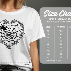 Chemise toile d'araignée Halloween, chemise Halloween coeur barbelé, chemise fête d'Halloween, saison effrayante, chemise gothique, chemise punk, cadeau d'Halloween image 8