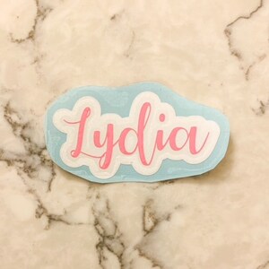 Personalized Name Decal - Calligraphy Two Color Decal