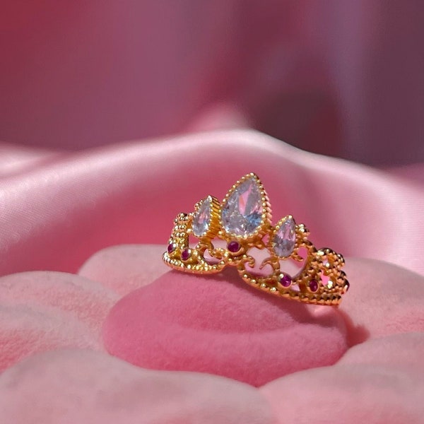 Princess Crown Ring - Etsy