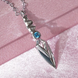 Jett Knife Necklace, Gamer Necklace,  Gamer Jewelry, Gift For her, Fanmade Necklace