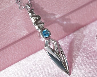 Jett Knife Necklace, Gamer Necklace,  Gamer Jewelry, Gift For her, Fanmade Necklace