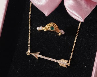 Merida Necklace  Merida Necklace- Ring Set- Brave Princess Jewelry -925 Sterling Silver