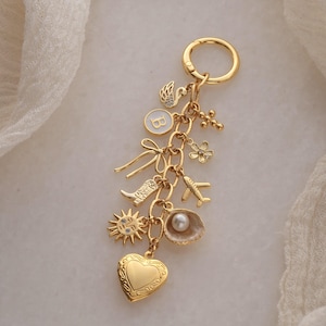 Charm Halskette/Armband selbst gestalten – Personalisierter Schmuck – Vergoldet, Vintage, Strand, Y2K – Anlaufgeschützt
