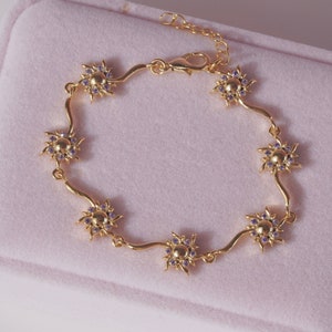 Sun Bracelet-Sun Bracelet -Gold plated