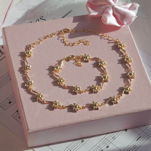 Sun Necklace+Bracelet Set - Princess Necklace+Bracelet Set