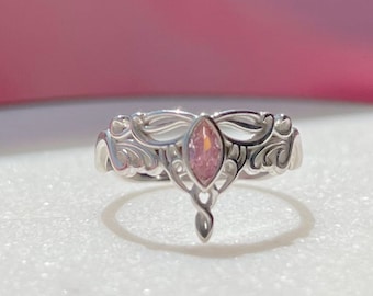 Arwen Kronen Ring - 925 Sterling Silber Ringe