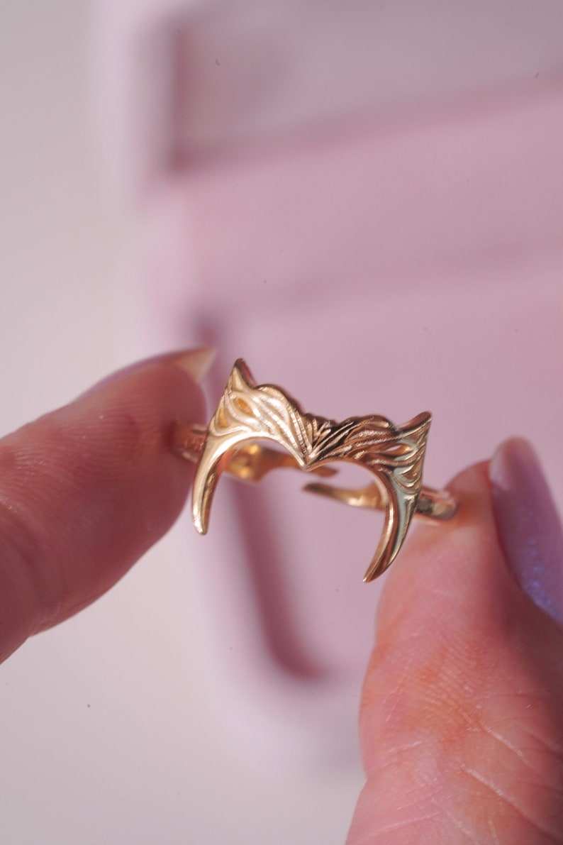 Witch Crown Inspired Ring, Superhero Ring, Witch Ring, Geek Jewelry-Wanda image 5