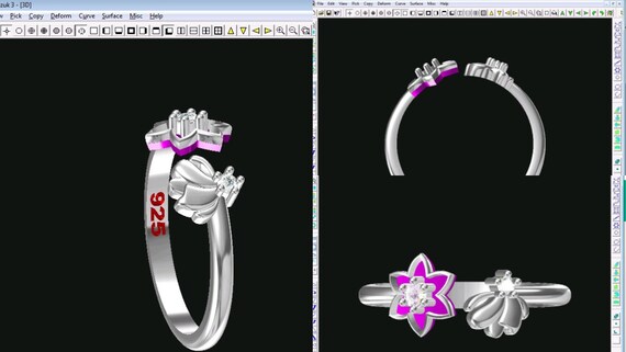 Blossom of Hua Mulan Ring Inspired by the Legendary Warrior's