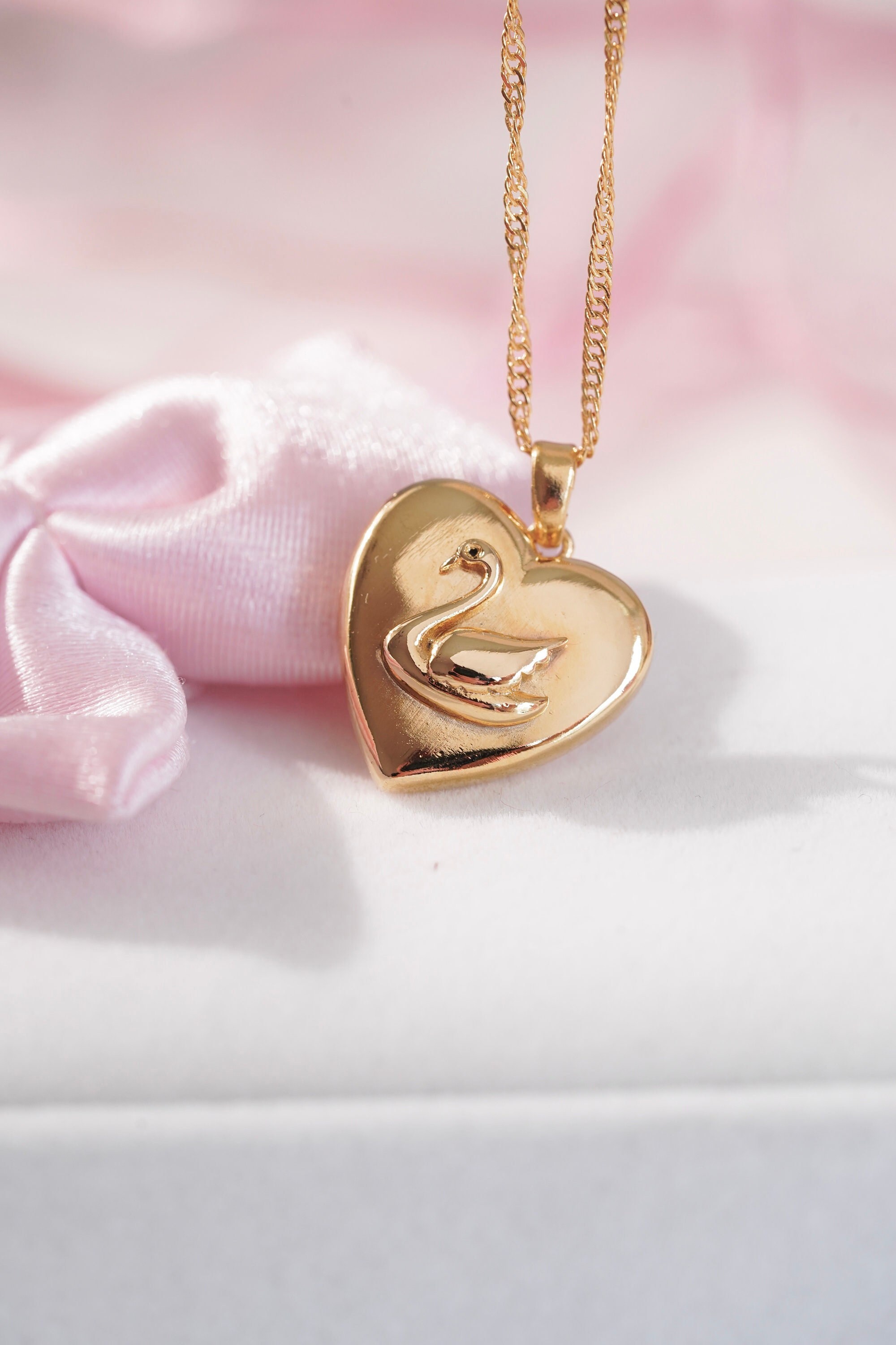 Odette Swan Necklace , Swan  Princess Odette Necklace