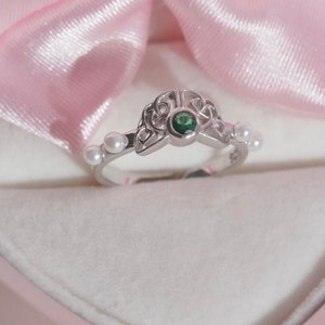 Merida Crown Ring -Brave Princess Queen Crown Engagement Ring, Geek Jewelry