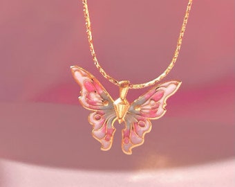Collier papillon pour fées, collier papillon magique - collier Mariposa