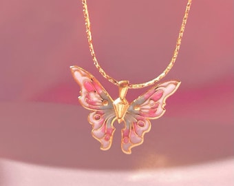 Butterfly Necklace for Fairy Girls, Magical Butterfly Necklace- Mariposa Necklace
