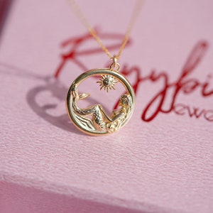 The Mermaid Necklace -925 Sterling Silver Necklace