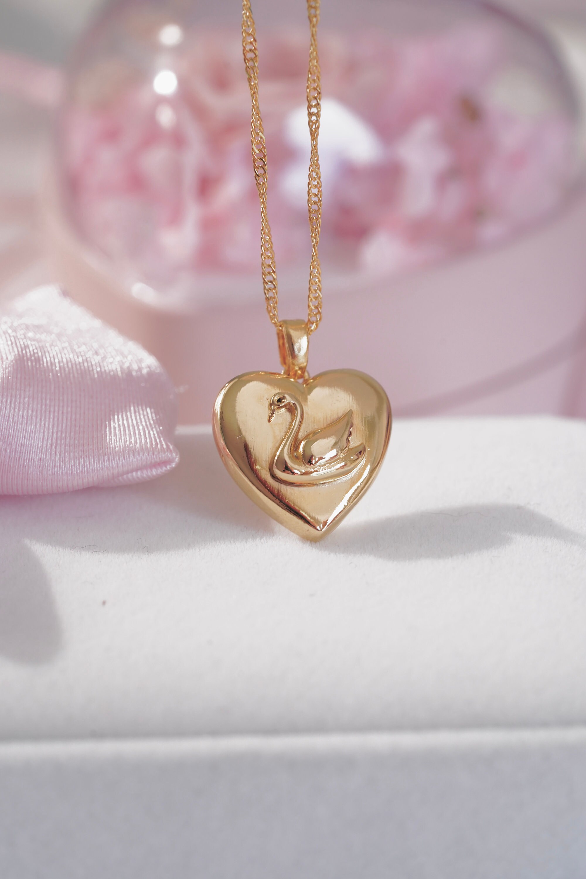 Odette Swan Necklace , Swan  Princess Odette Necklace