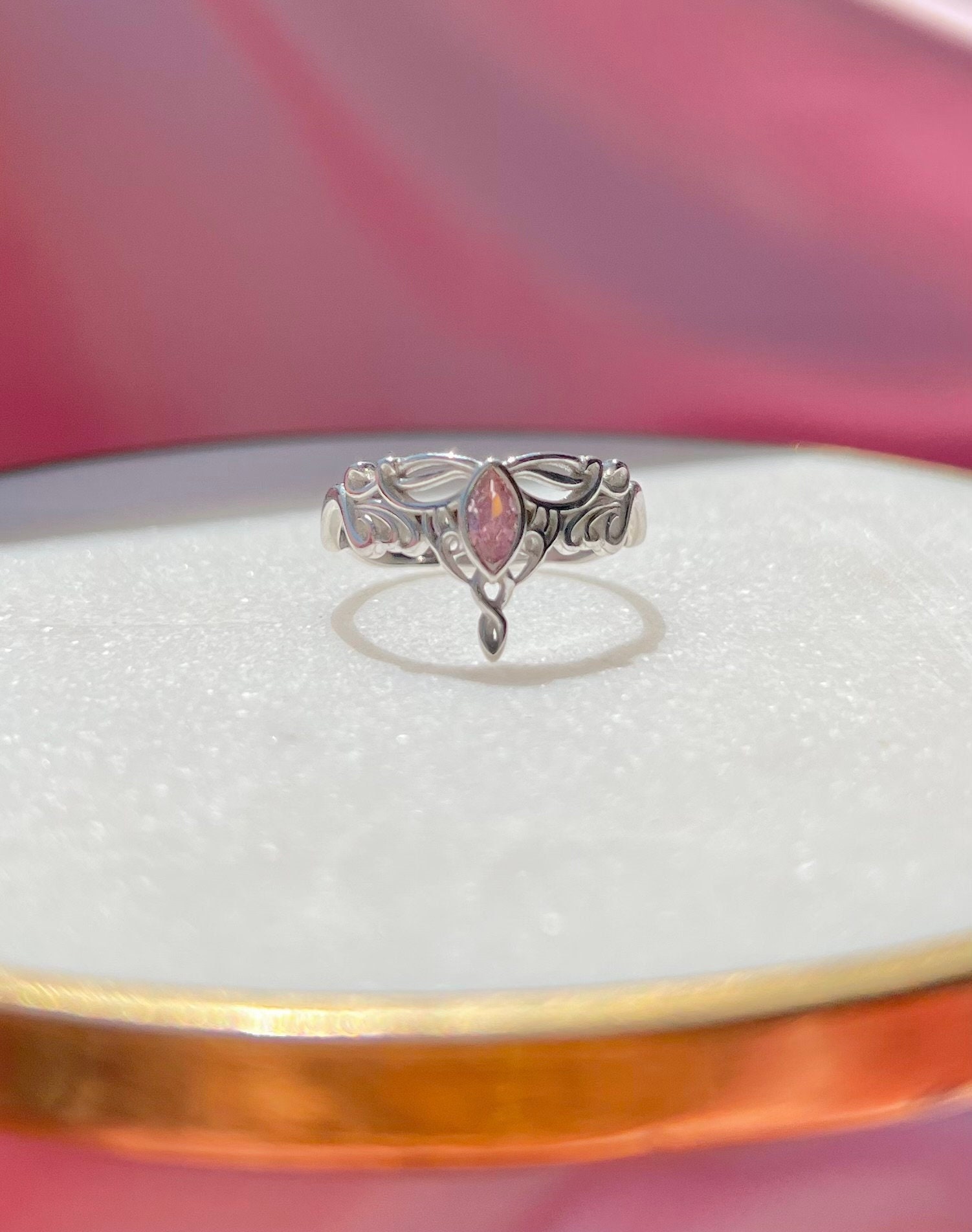 Arwen Crown Ring -  925 Sterling Silver Rings