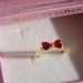 Snow White Ribbon Ring -red Ribbon Ring-heart R55ing - Etsy