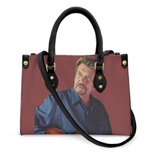 Sac à main Johnny Hallyday Légende/noire