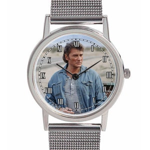 Personalized Johnny Hallyday watch Bracelet métal 2
