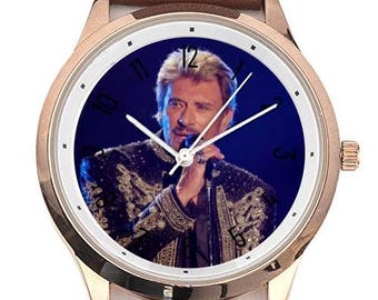 Montre personnalisée Johnny Hallyday