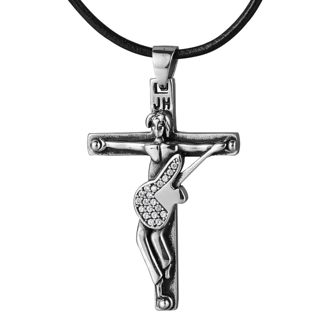 Pendentif Croix - Style Johnny Hallyday, Neuf Avec étiquettes