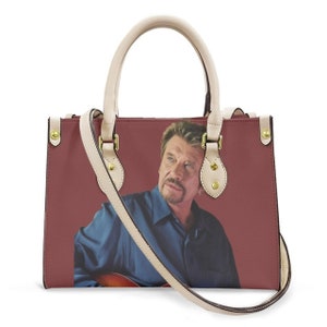 Sac à main Johnny Hallyday Légende/beige