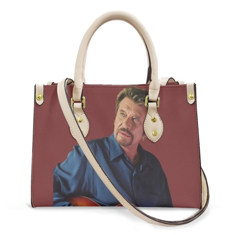 Sac à main Johnny Hallyday Légende/beige