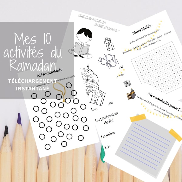 Livret d'activités Ramadan pour enfants