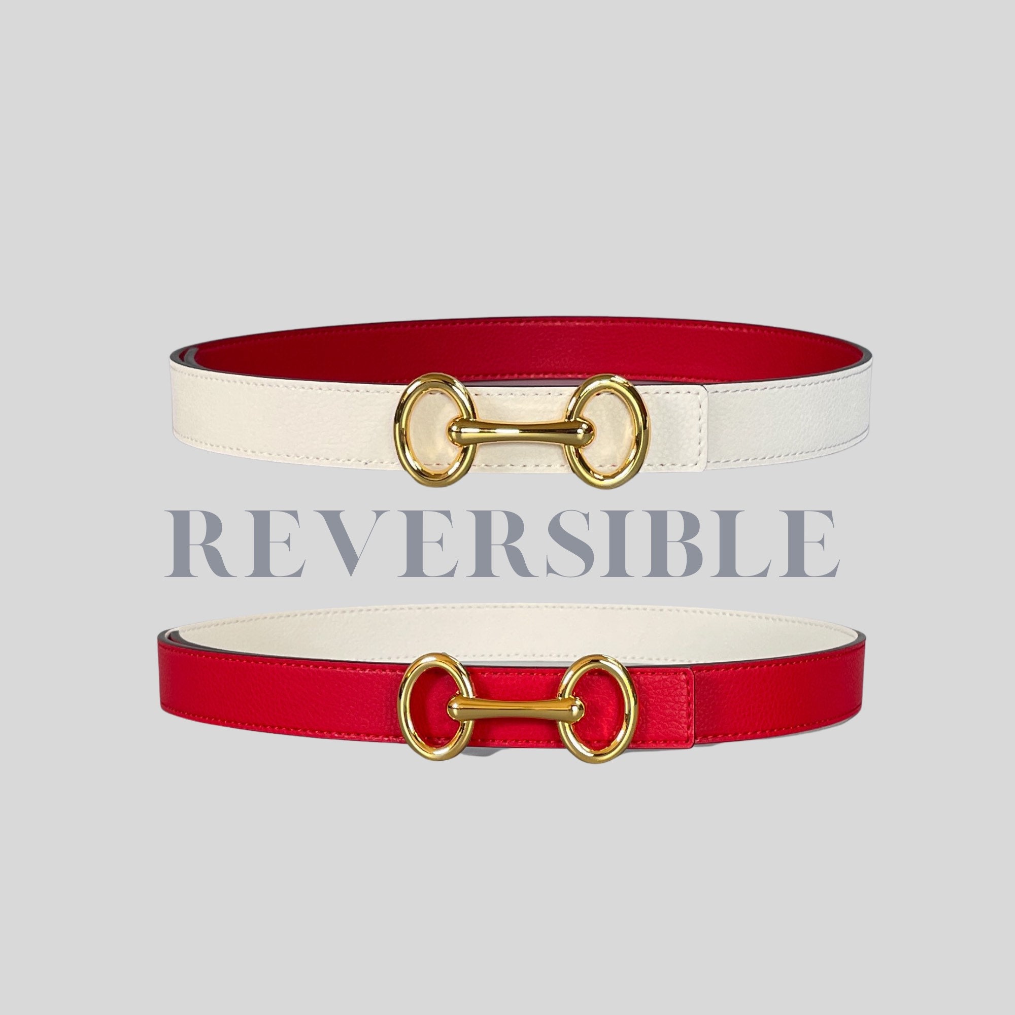 Reversible Horsebit Belt