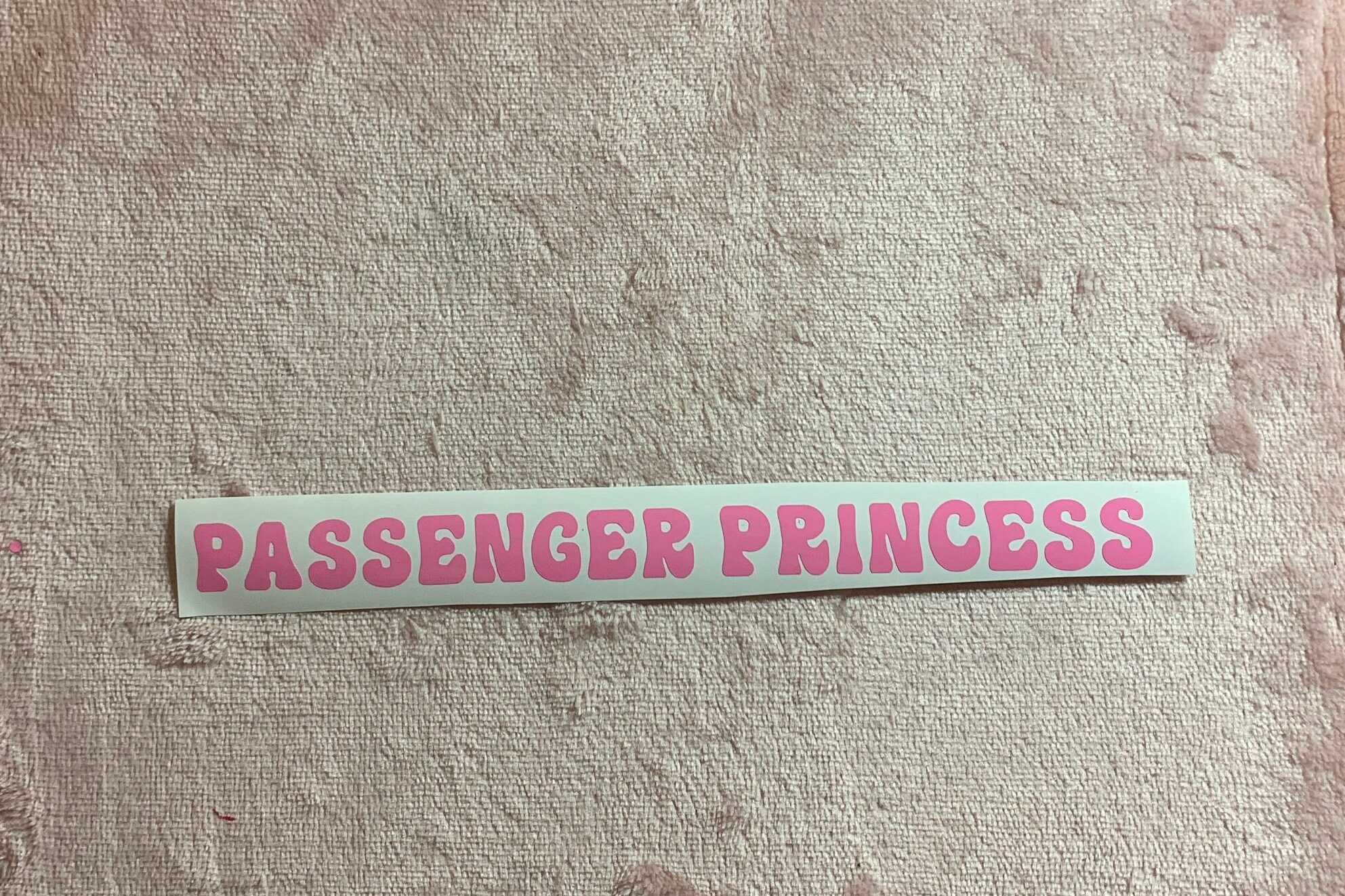 PASSENGER PRINCESS Decal Sticker, Girlfriends Seat for Car, Mirror,  Passenger Side Door, Boyfriend, Boyfriends Car, Gift for Her, Girly Cute 