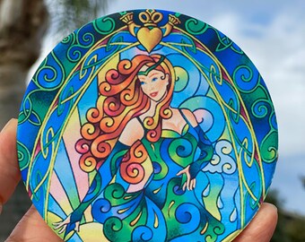 Sandstone Coaster - Emerald Erin
