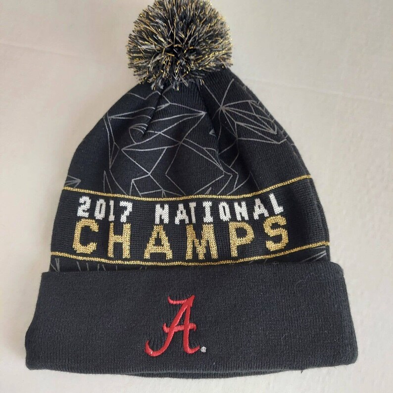 Nike NCAA Alabama Football 2017 National Championship Knit Etsy