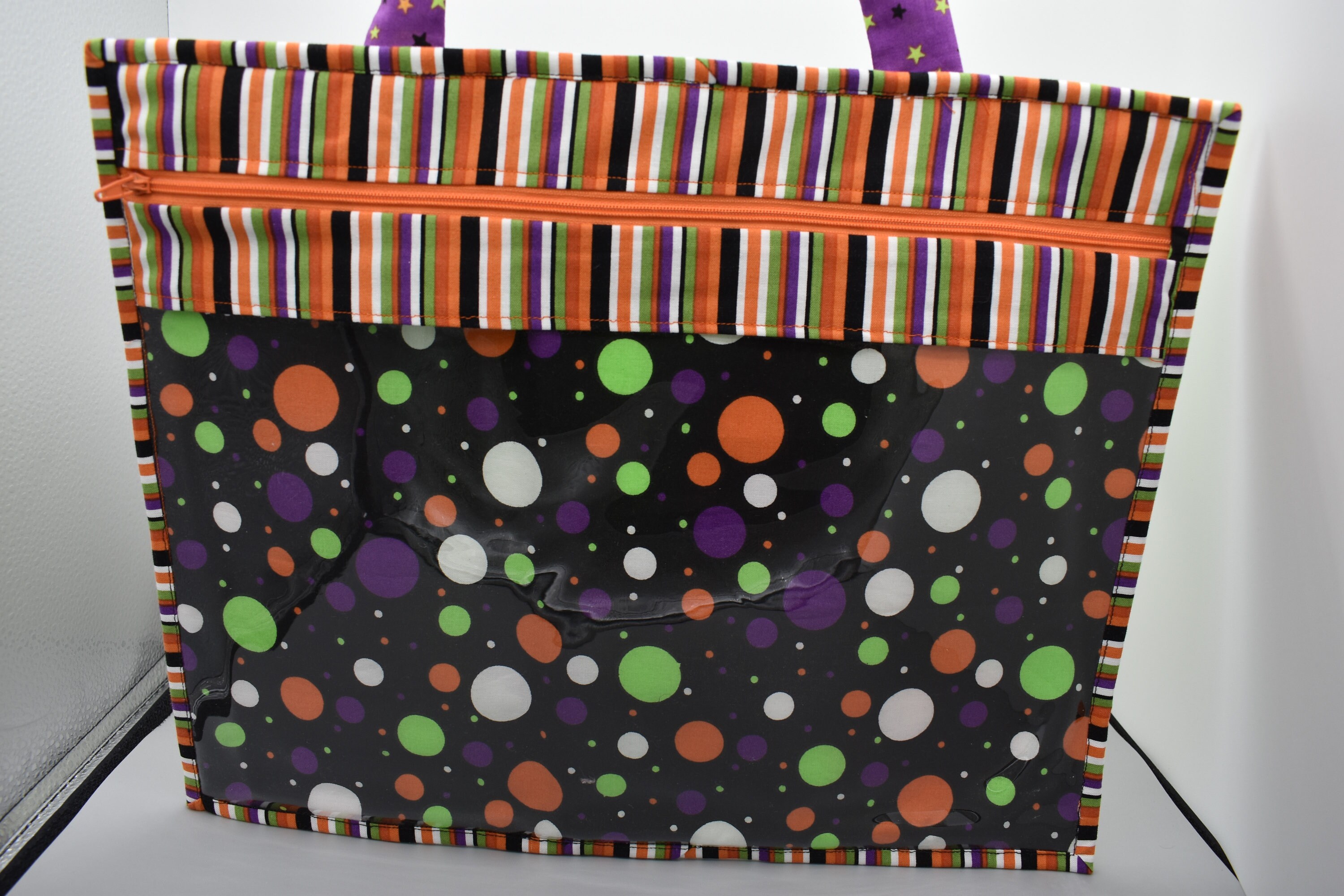 Vinyl Project Bag With Matching Floss Bed Clutch Etsy Canada