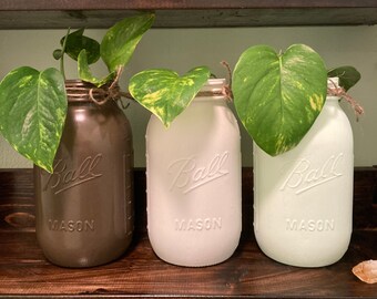 Handbemalte Mason Jars