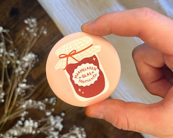Fridge magnet "Jam Jar Moments" – Colorful, handmade magnet as a gift idea for special memories