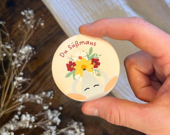 Sweet Mouse Fridge Magnet – Handmade magnet as a gift idea or kitchen decoration