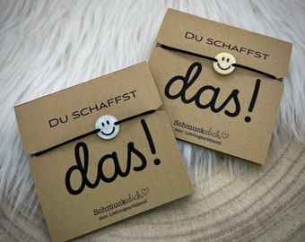 Du schaffst das! I Armband Kunststoff