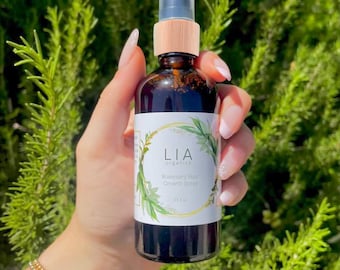 Rosemary Tonic Scalp Spray: Handmade Hair Growth Tonic - Reduce shedding