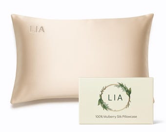 Mulberry Silk Pillowcase - Standard/Queen, Beige