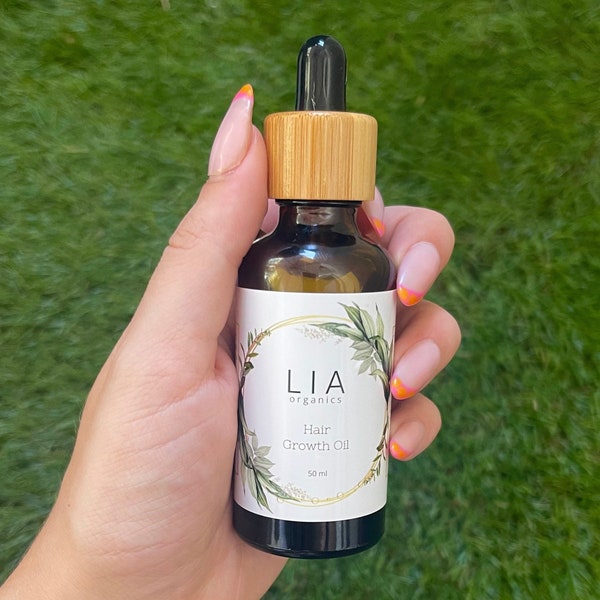 Organic Herbal Hair Growth Oil: Rosemary, Amla, Castor Oil