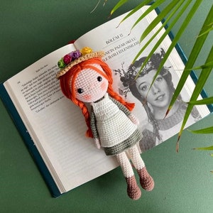 Anne Shirley of Green Gables Anne With An E, Canadian girl doll, Unique crochet, Amigurumi Girl, Stuffed Doll, Gift Toys, Amigurumi Gifts