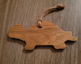 Wooden Turtle Ornament
