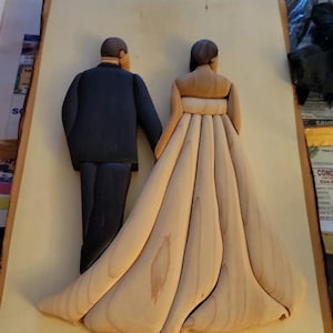 Personalized Bride and Groom Wedding wooden Wall hanging gift wedding gift, please read description before purchase